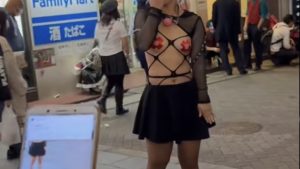 【画像】渋谷女のハロウィンコス、限度を超えてしまう