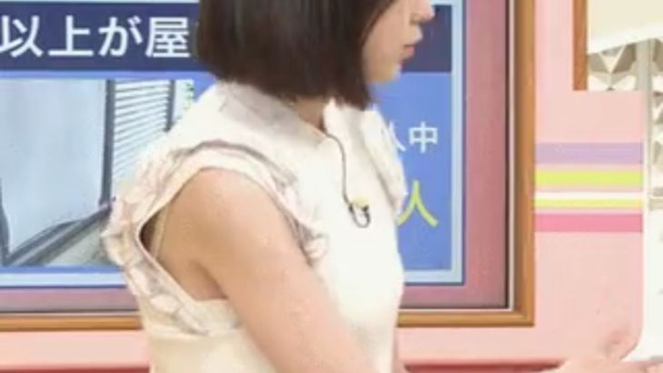 【画像】TBS若林有子ｱﾅ（26）白いTｼｬﾂ姿で生放送に出演し紫色のﾌﾞﾗｼﾞｬｰが透けてしまうﾊﾌﾟﾆﾝｸﾞ