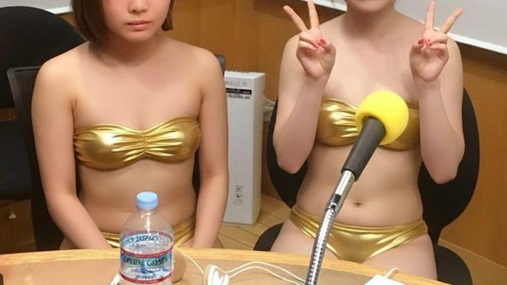 【悲報】女子大生さん達、罰ゲームでエロ水着を着せられてしまう